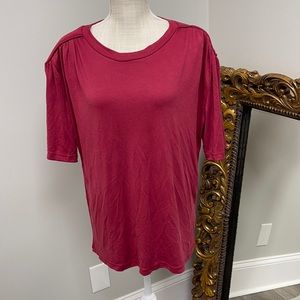 One One Six Red Comfy Top Women Size 1X